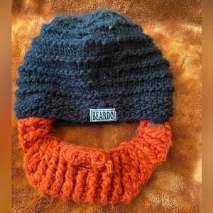 Beardo Hat Black with Detachable Ginger Beard
